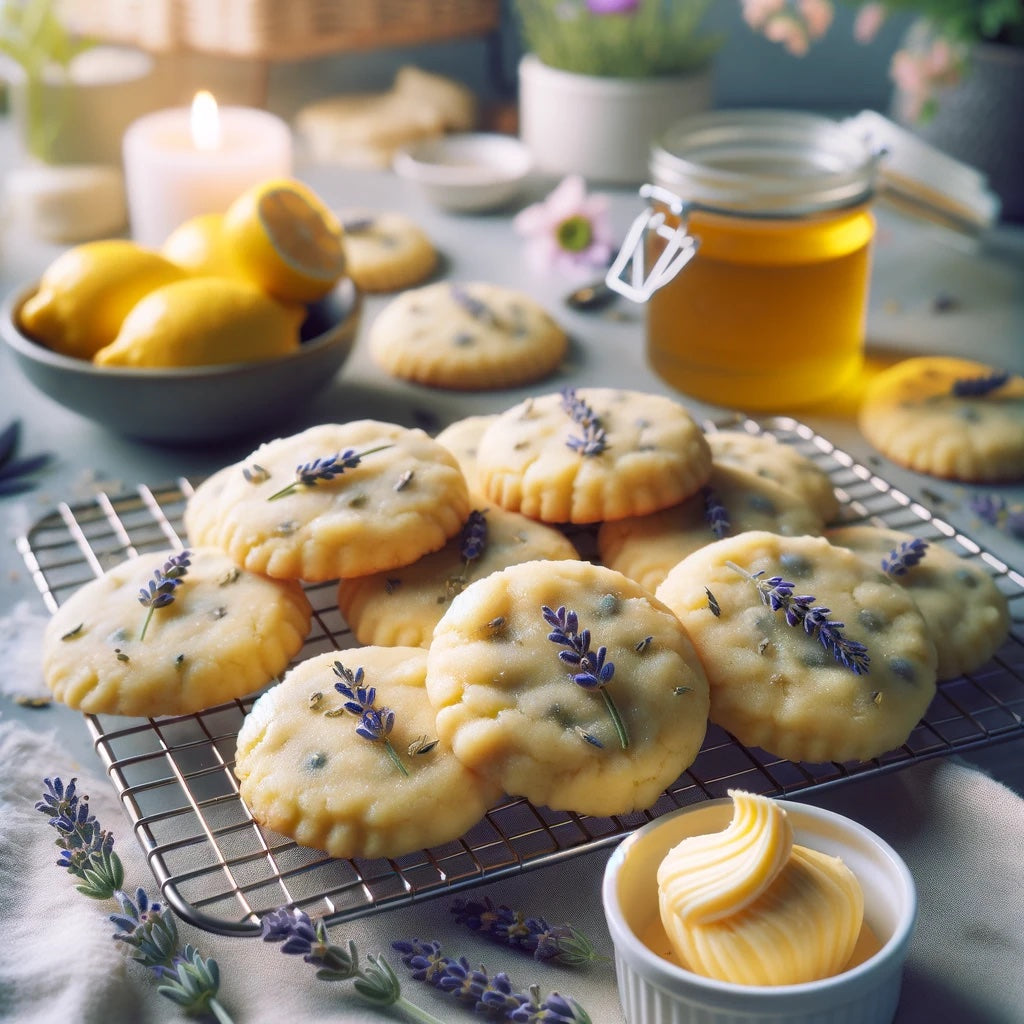 Lavender and Lemon Cannabutter Cookies for Mother's Day