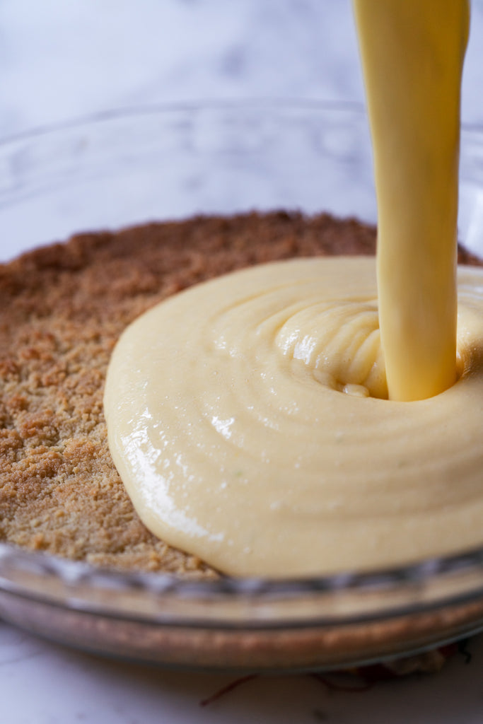 Cannabis Infused Key Lime Pie with Indica Lemon Cookie Crust